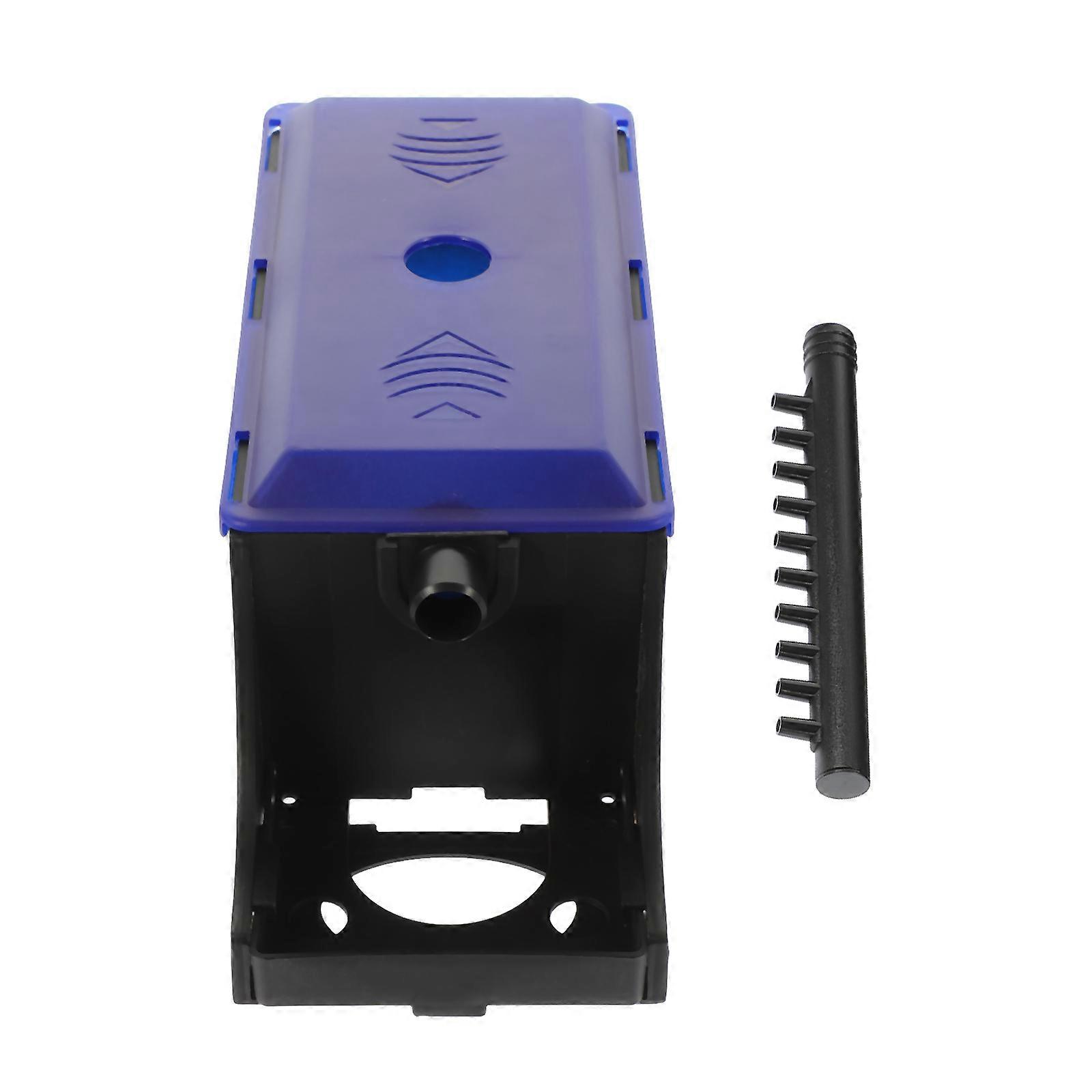 Fish Tank Filter Refillable Aquarium Accessory Filter Box for Storage