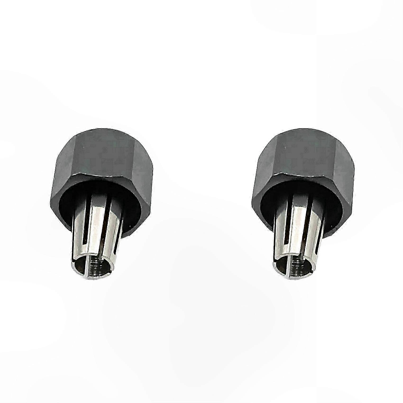 2-Pack 1/8 Inch Collet and Nut Set for Right Angle Grinder, Compatible with Multiple Models