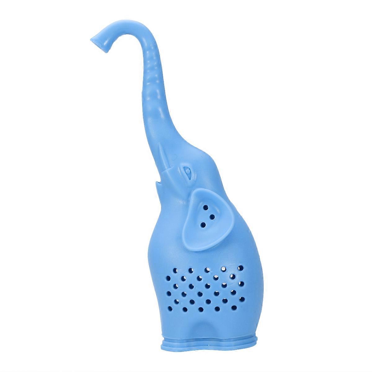 Herbal Spice Diffuser Silicone Tea Leaf Infuser for Home Use Blue