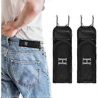 2 cinturones sin hebilla para hombre, hebilla elástica para cinturón de herramientas de trabajo para hombre y mujer, cinturones tácticos ajustables para hombre - MEDIANO