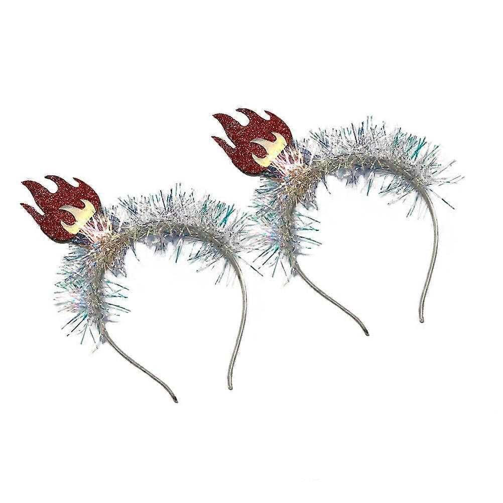 2pcs Statue Créative De Liberté Torche Décor Cheveux Carnaval Coiffe