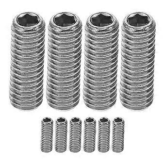 10pcs Hexagon Hex Socket Set Screws Heavy Duty Metal Full Thread Cup Point Grub Screws Headless Cup Point for Yoyo Ball Toys