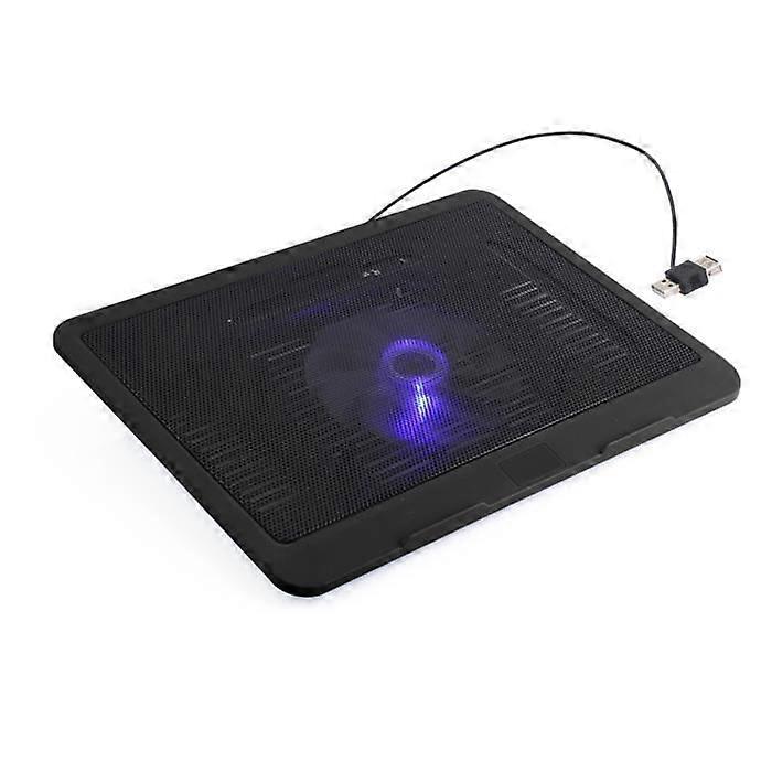 DRFEIFY Cooler para Laptop - 14 polegadas - 1 LED Ventilador - Preto - USB