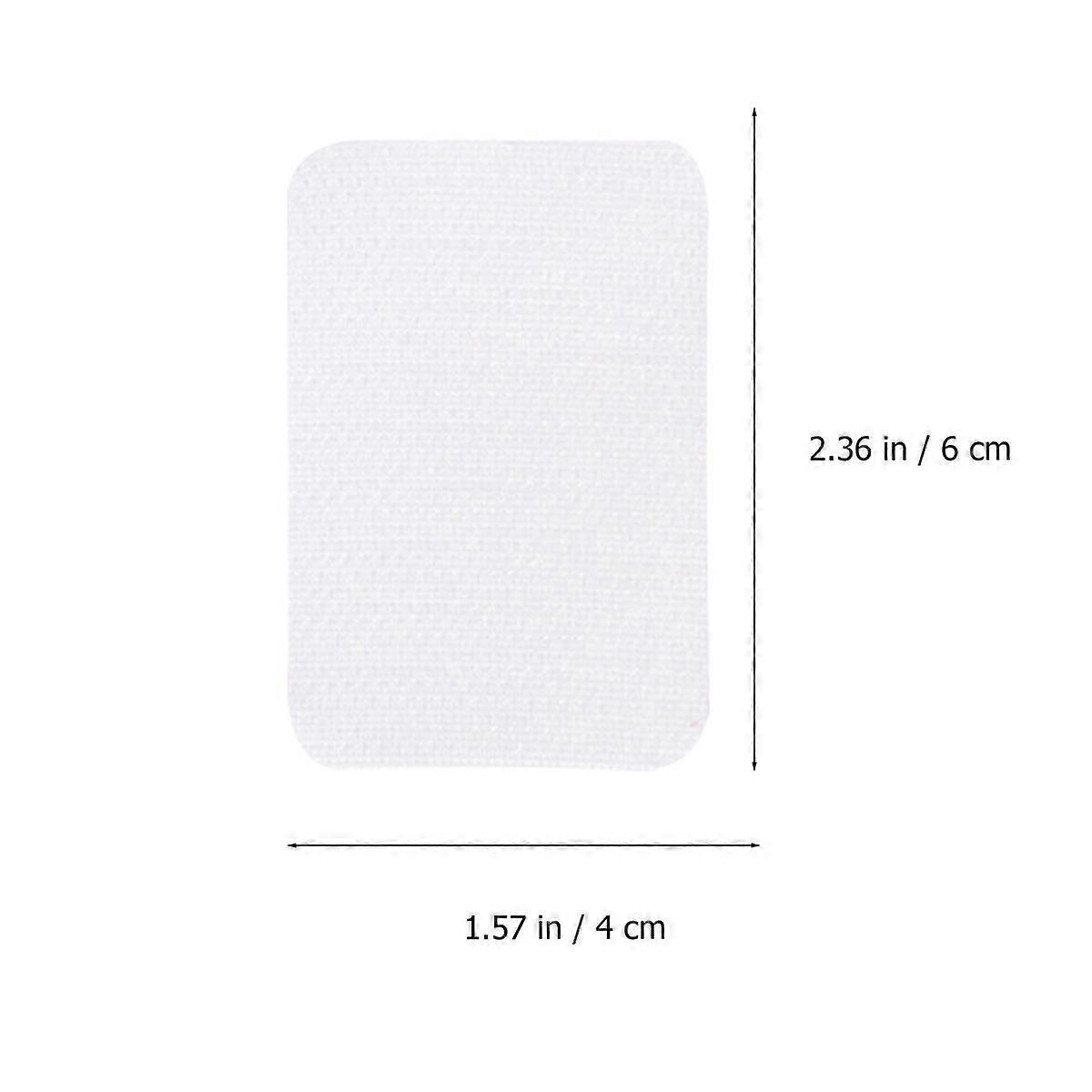 Self-Adhesive White Rectangular Sticker for Sofa 20Pcs Home Use