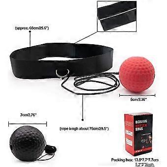 Boxreflex-Trainingsball mit verstellbarem Kopfband, Schnelligkeitstraining