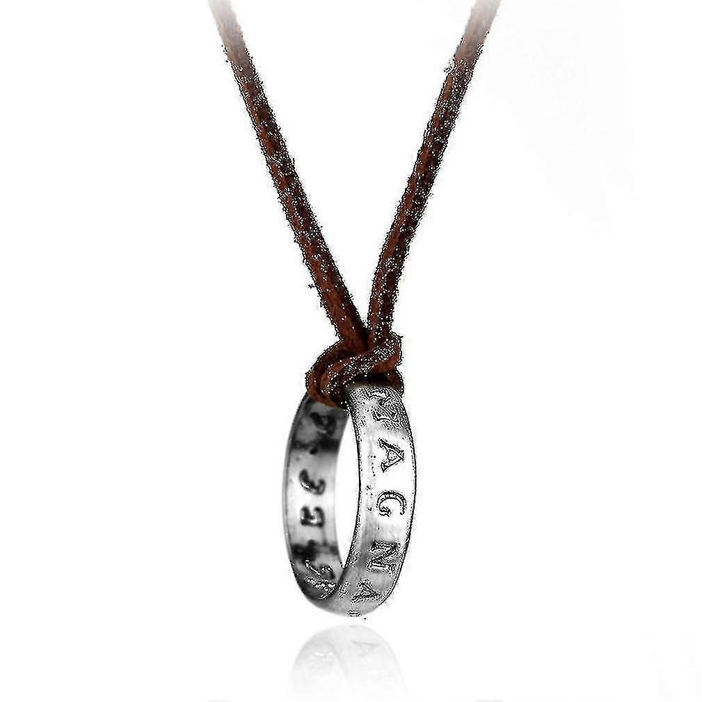 Uncharted 4 Drake Ring Pendant Necklace