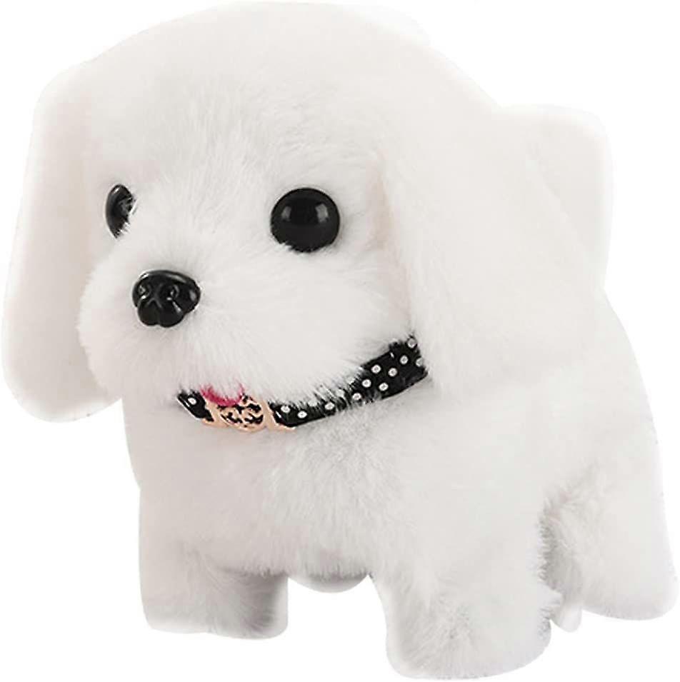 Chiot Peluche Interactif Avec Poussette – 10 Accessoires – Marche, Aboie, Remue La Queue – Cadeau Fille 3-8 Ans