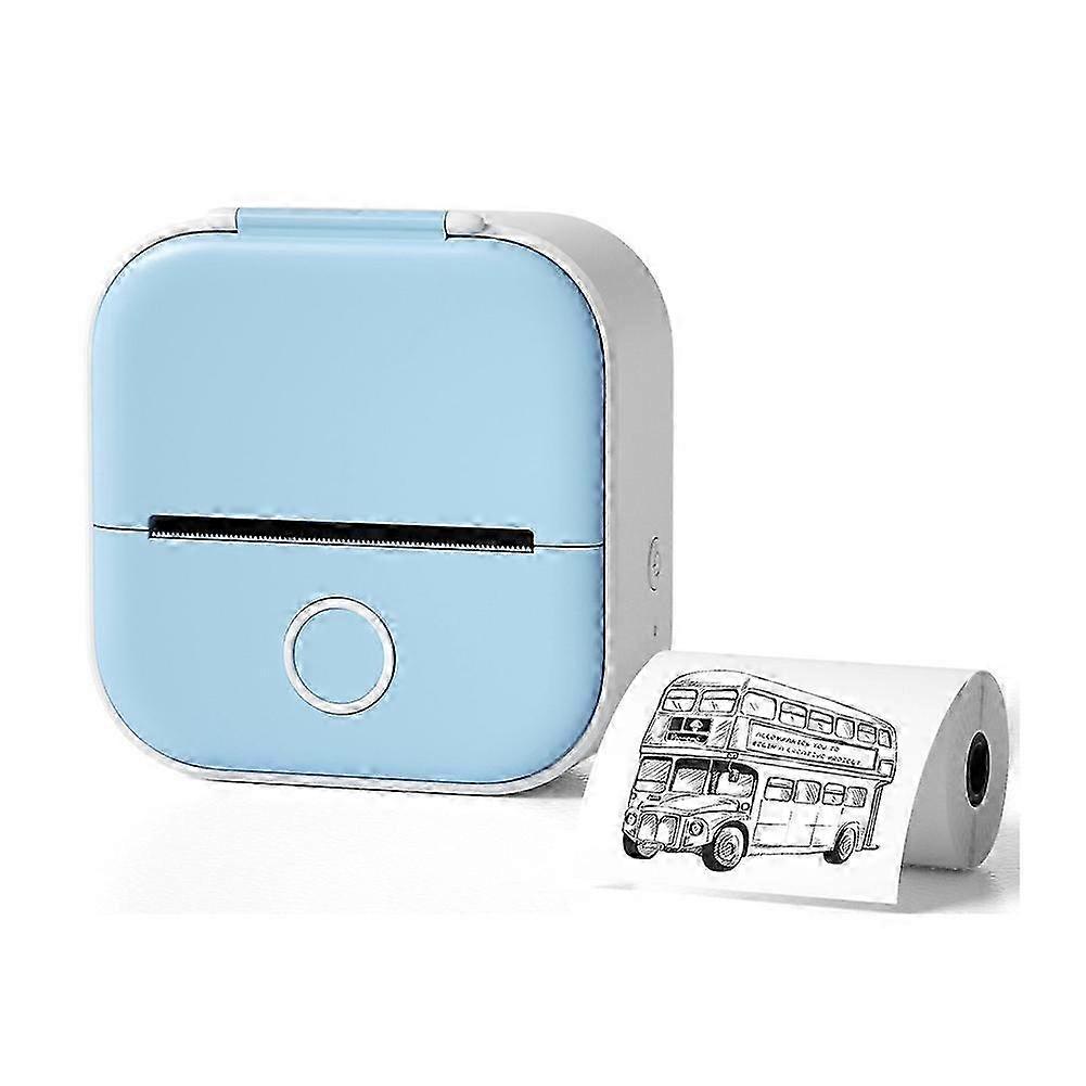 Portable Mini Thermal Label Printer Home Photo Printer Student Wrong Question Printer Mini Label Printer Price Tag,B