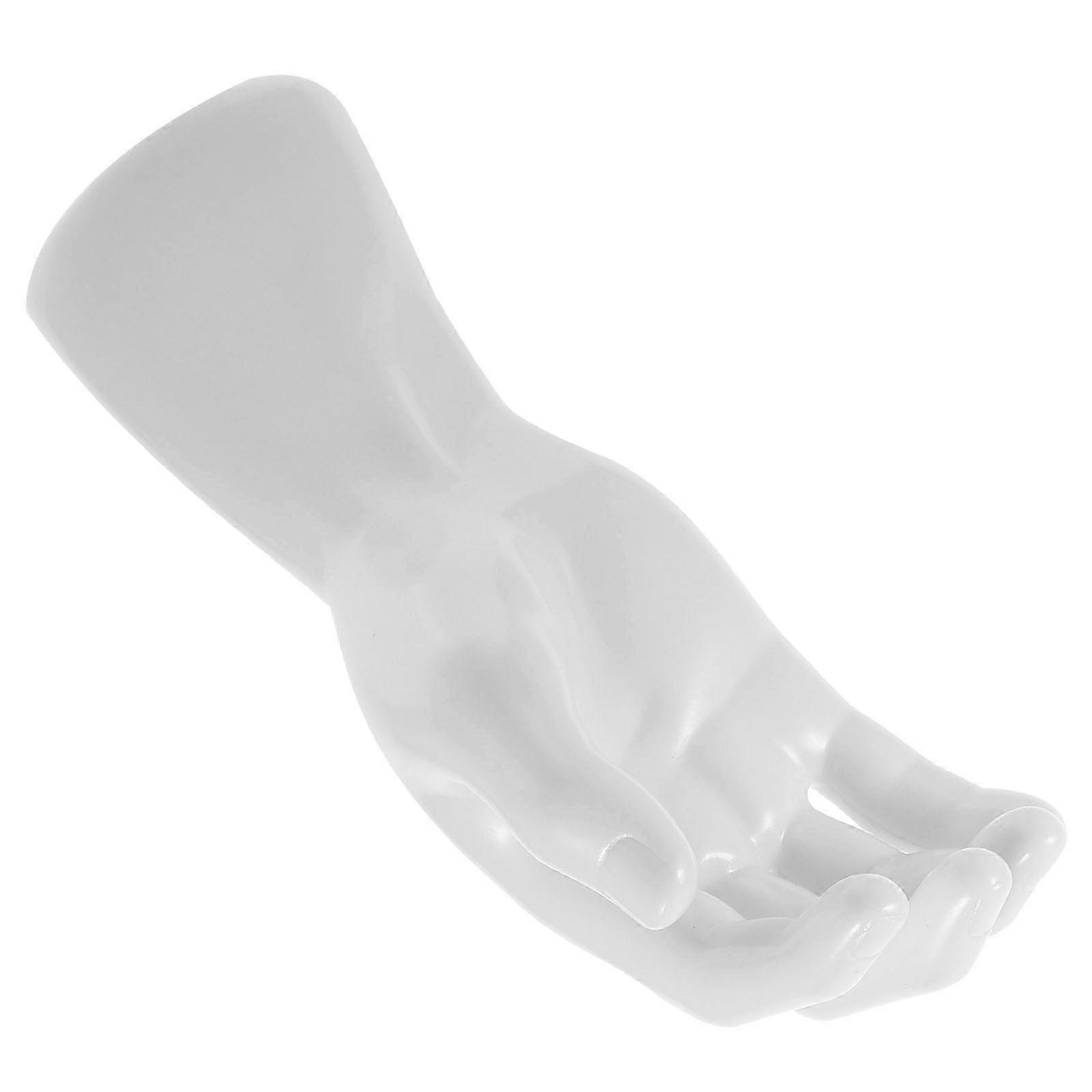Right Hand Model Display Stand compatible with Jewelry Featuring Multi-Function Use