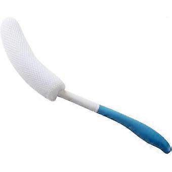 Body Brush with Long Handle Curved Sponge Bath Back Brush Bathing Aid for Elderly Pregnant Bath Brush Makeup Tools & Acc SH