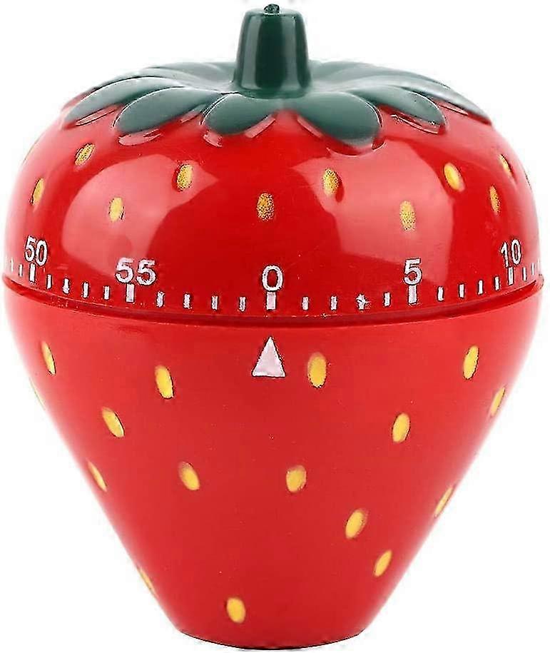 Kitchen Timer, Strawberry Shaped 60 Minutes Kitchen Timer Mechanical Time Reminder Timer Wake Up Kitchen Accessorie