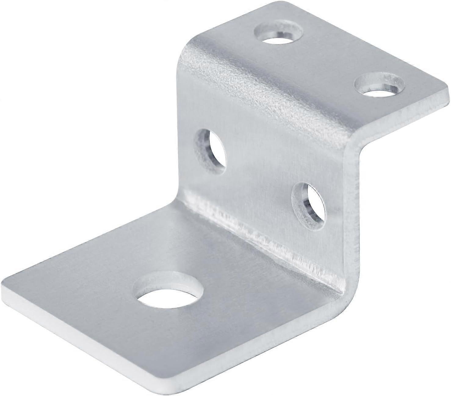 20 Pack Aluminum Z-Bracket - Short Leg Offset Frame Mounting Bracket