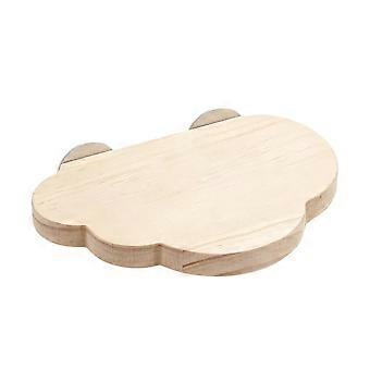 Spielzeugset aus Holz für Hamster und Papageien mit geriffelter Rampe und rutschfesten Stufen zur Förderung des Kletterinstinkts