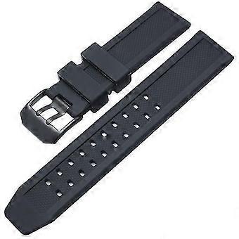 Bracelet de montre en silicone étanche de 23 mm compatible avec la série Luminox 3050