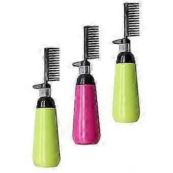 Lot de 3 flacons applicateurs de teinture capillaire vides avec pinceau et peigne doseur