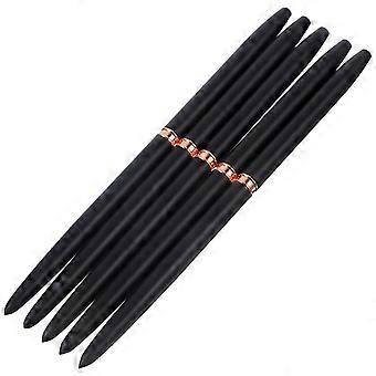 Nagellijner/manicurepen/penseel voor nauwkeurige designs, 5-delige set, zwart