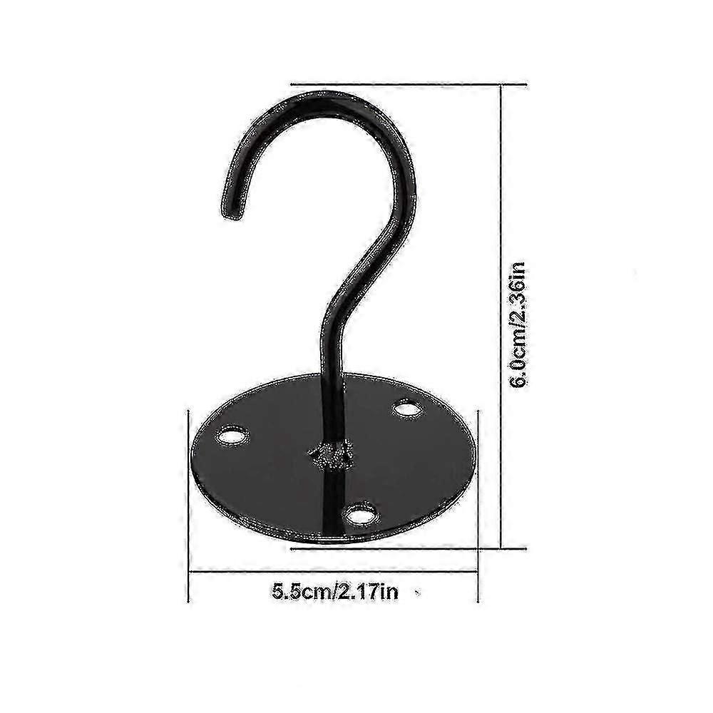 Heavy Duty Wall Mount Ceiling Hook, 4 Pieces Ceiling Hooks compatible with Hanging Plants