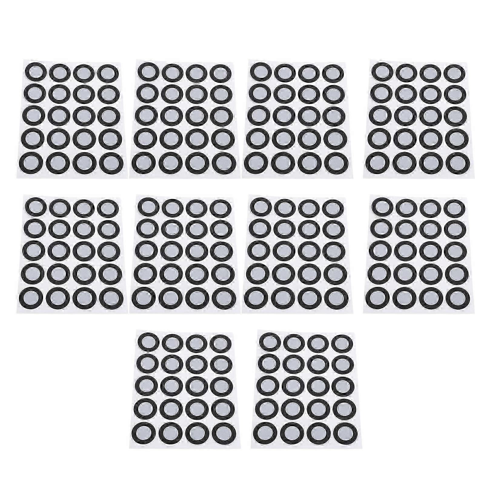 200 Pcs 3D Scanning Marker 12mm ID 19mm OD Precise Tracking Reference Point and Diffuse Reflection Marking Dot