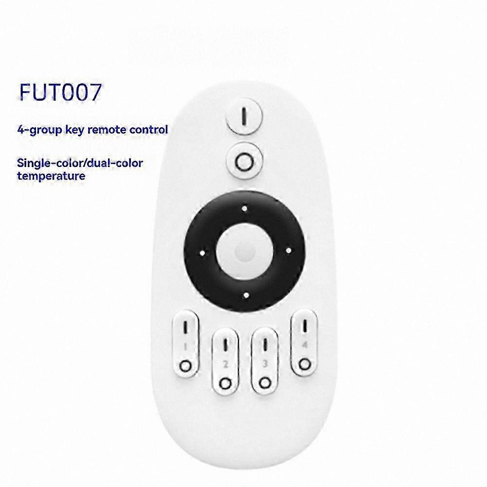 2.4GHz 4 Zone Wireless RF CCT LED Strip Controller with Rotating Wheel & Button Remote Touch - FUT007