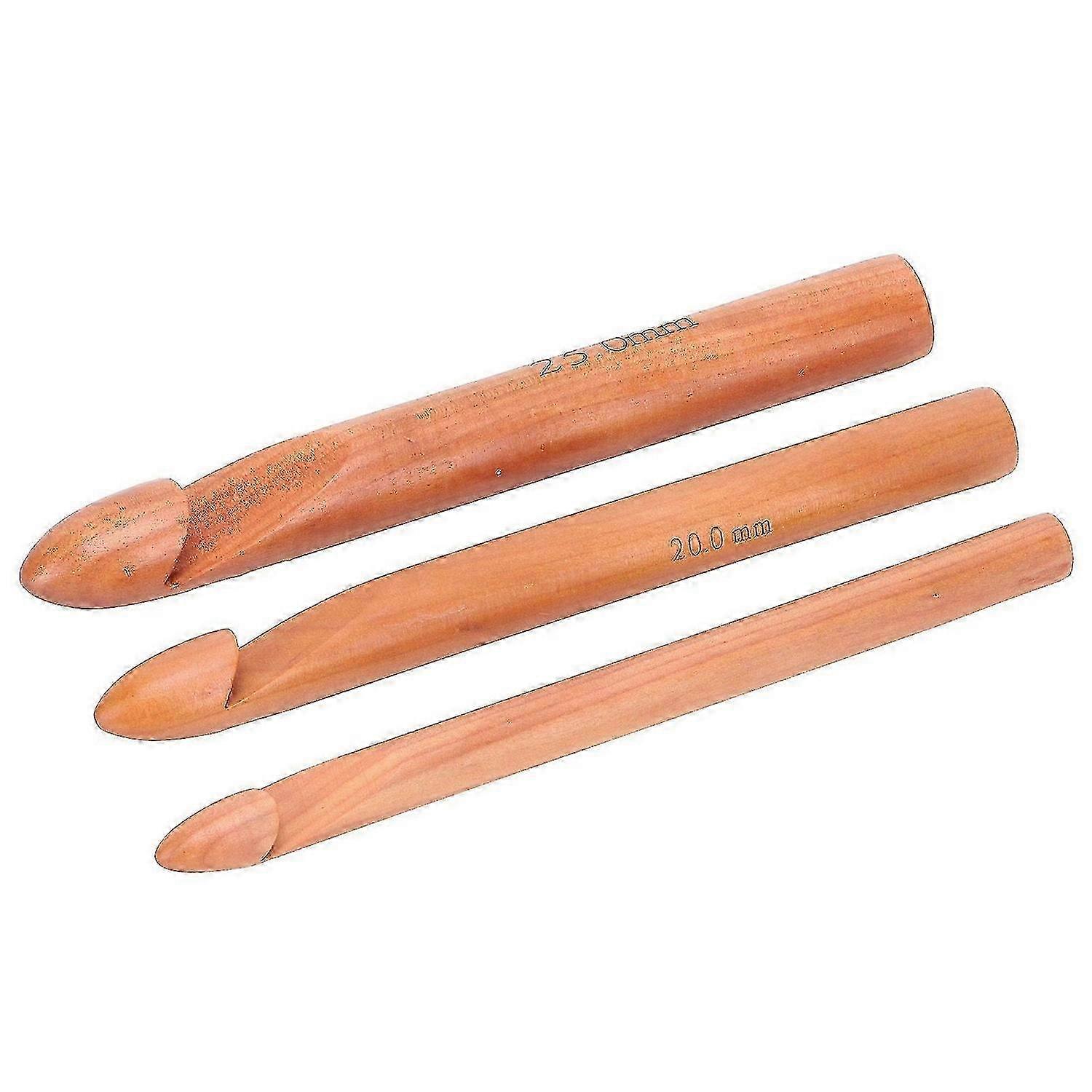 20cm Thick Bamboo Crochet Hook