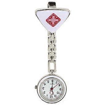 Creative Quartz Pocket Watch Triangle Nurse Hanging Watch for Decor 1Pcs
