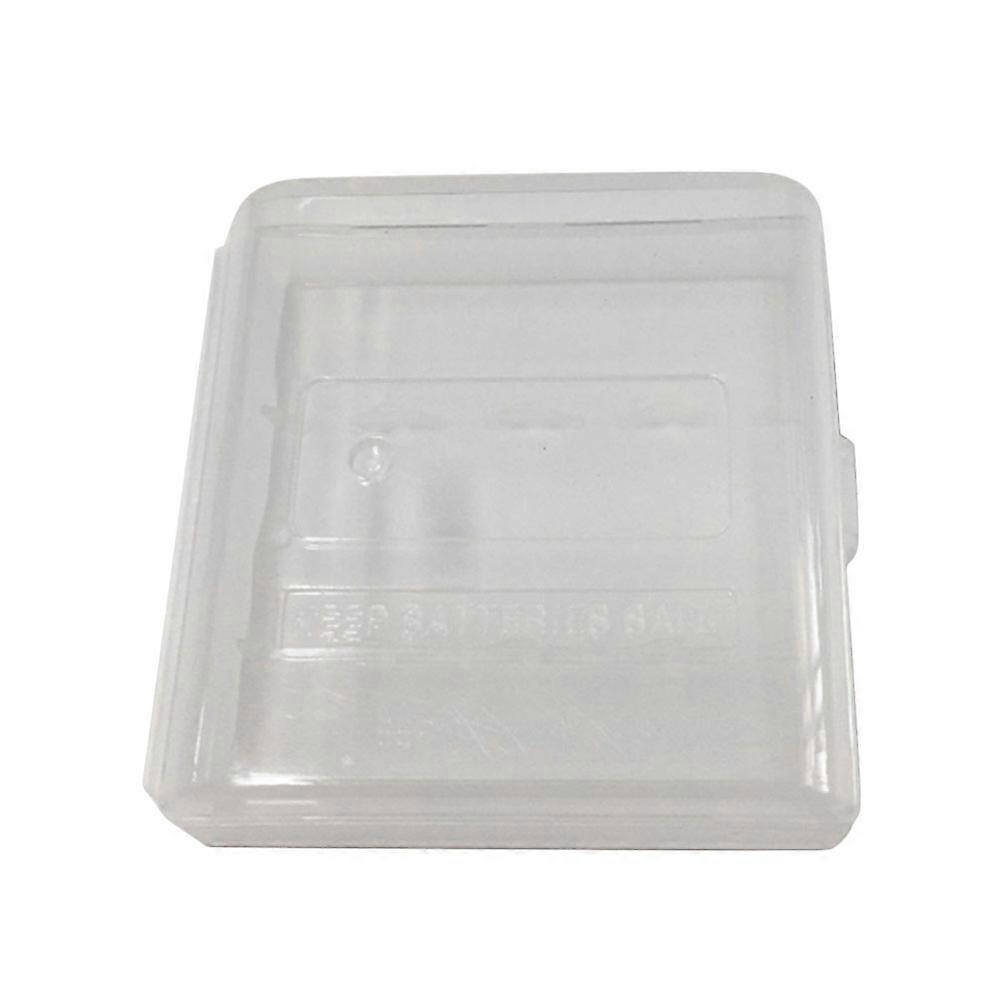 Clear Plastic Battery Storage Box for Aaa Batteries