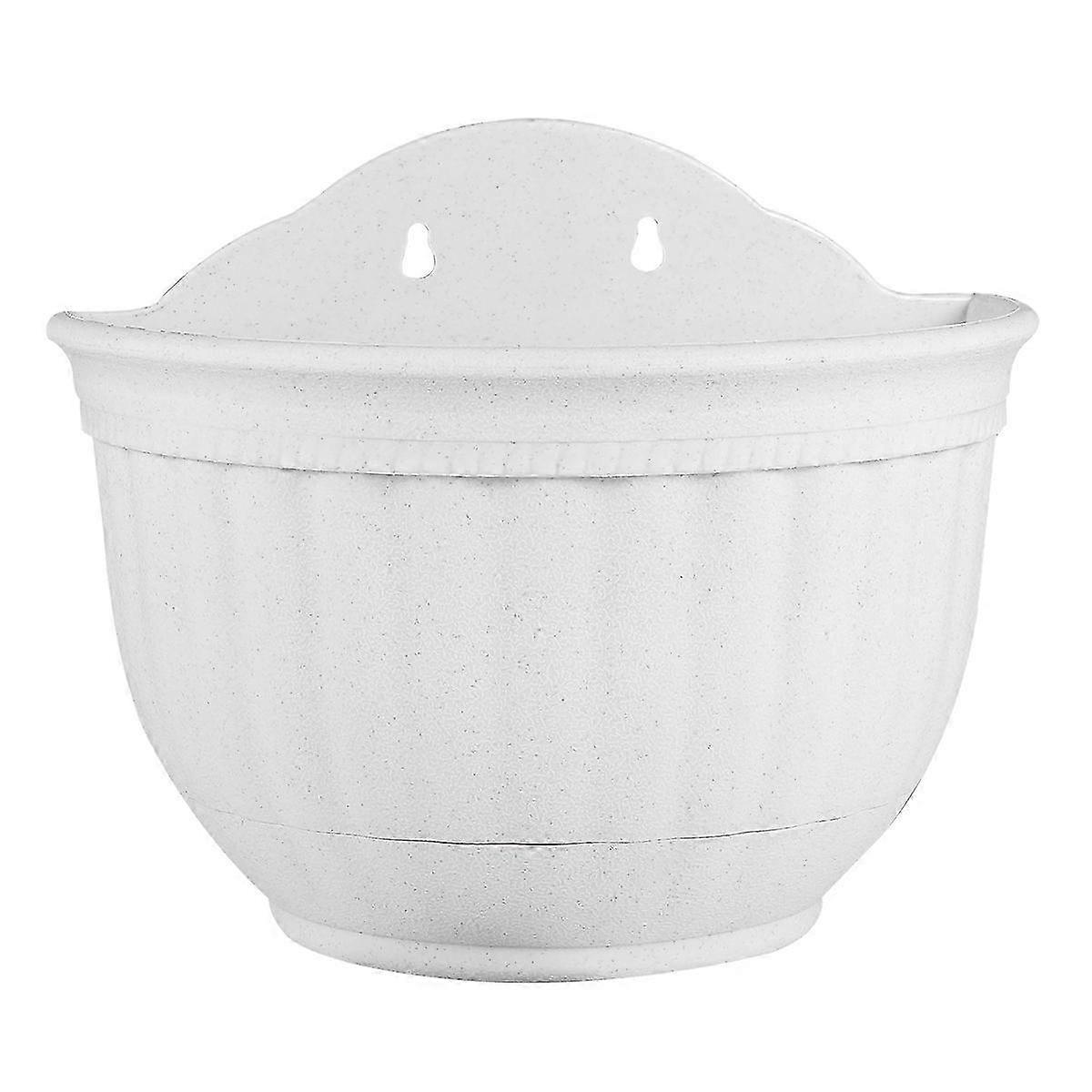 Compact Hanging Flower Pot with Drip Tray