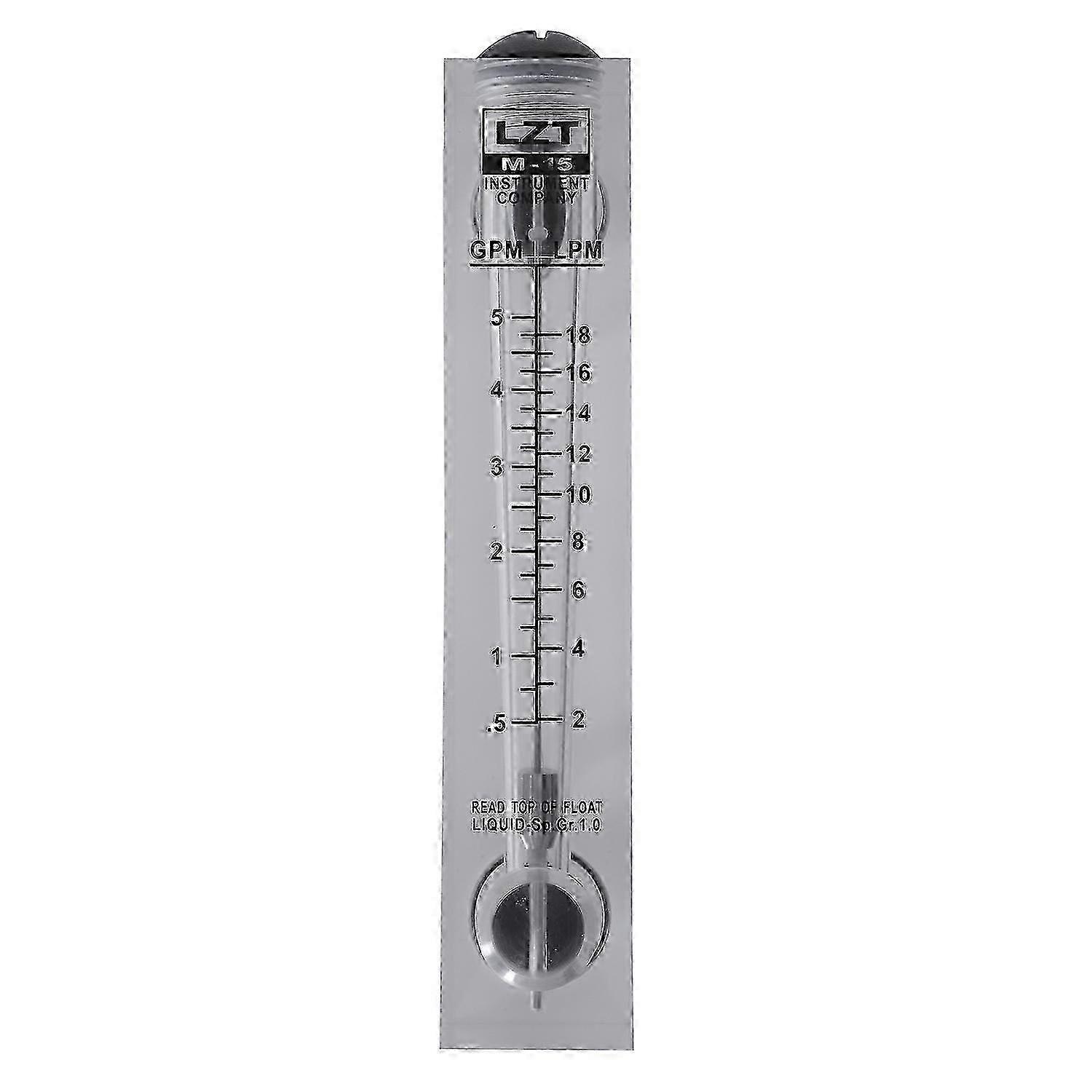 0.5-5 GPM 2-18 LPM Water Flow Panel Mount Type Flowmeter