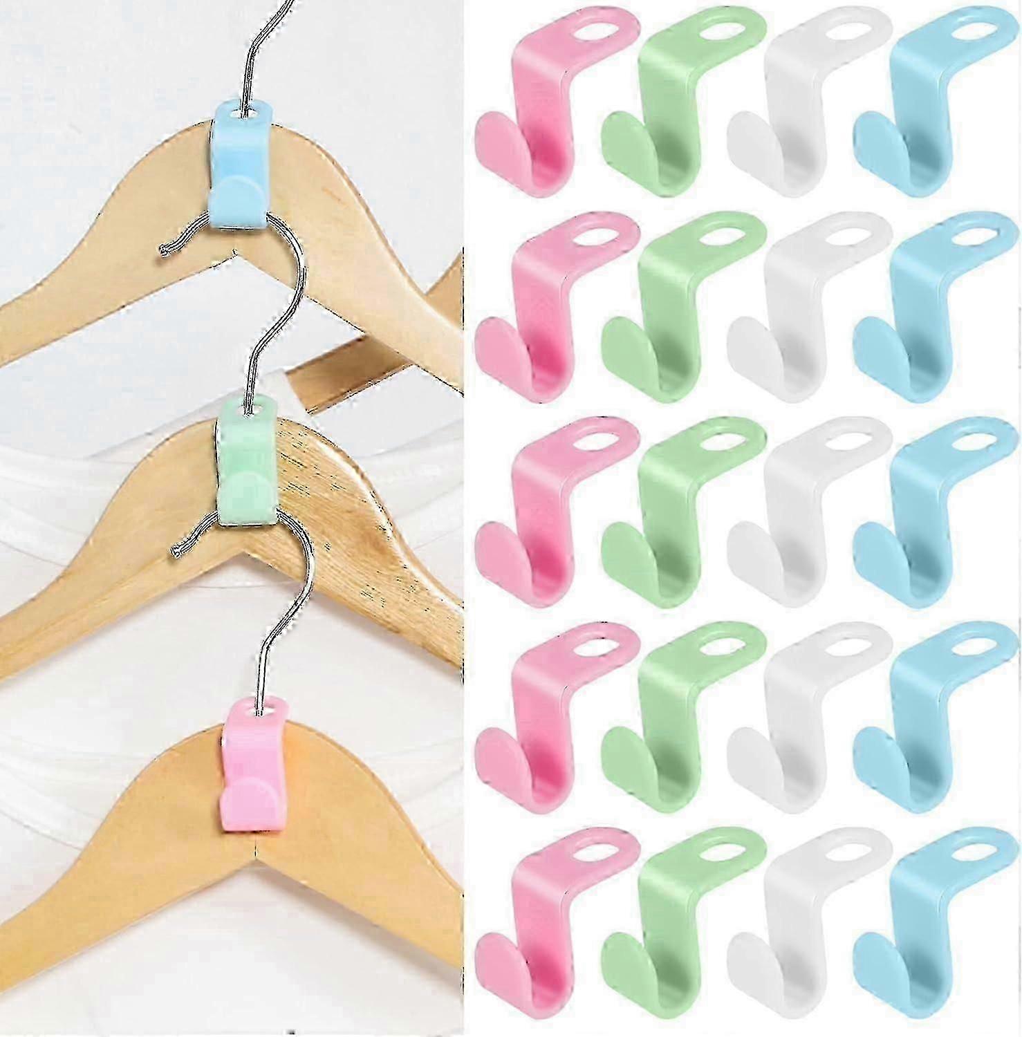 Clothes Hanger Connecting Hooks  Space-Saving Organizer (40-Pack) QA
