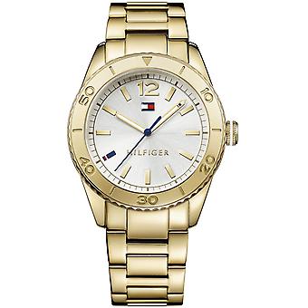 Tommy hilfiger ritz Watch for Women Analog Quartz with stainless steel bracelet plated in gold 1781268
