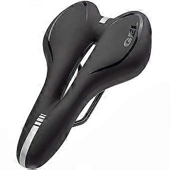 PU Leather Sponge Padded Bike Saddle MTB Mountain Road Cycling Seat Comfortable Soft Shockproof Memoryfoam Cushion for Men Women