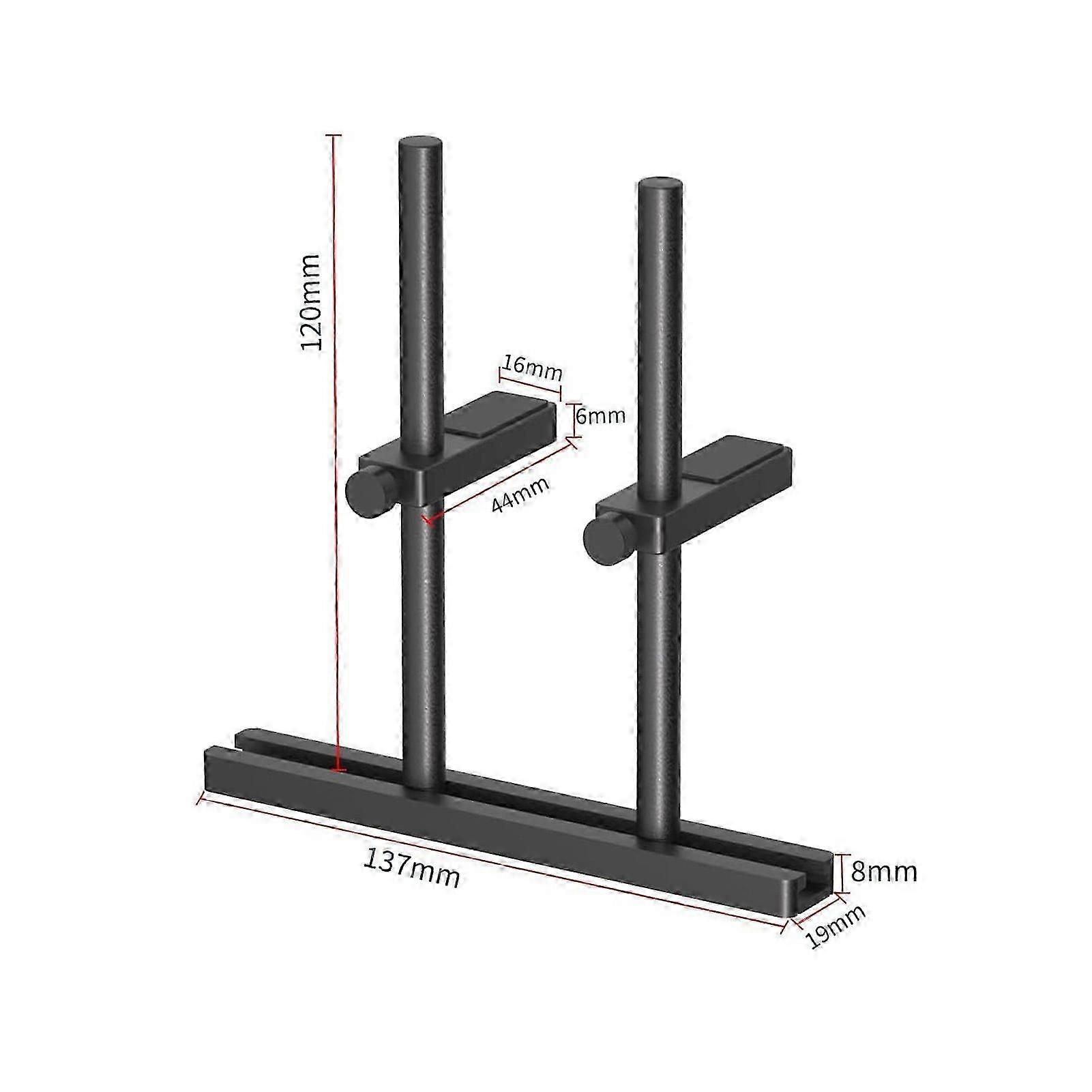 Aluminium GPU Bracket Sliding Base Height Adjust