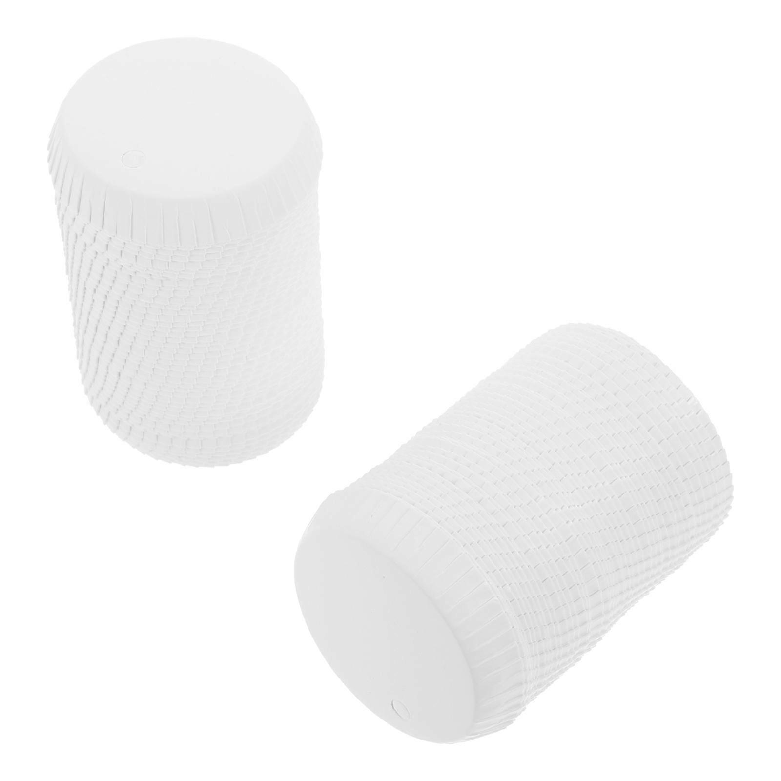 White Paper Cup Cover for Dustproof Function with 100Pcs Set