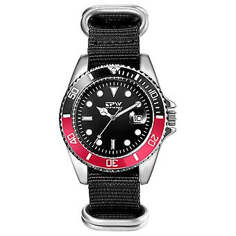 Veeki Men's Business Quartz Watch Woven Strap Round Dial Waterproof Watch Holiday Gifts for Family