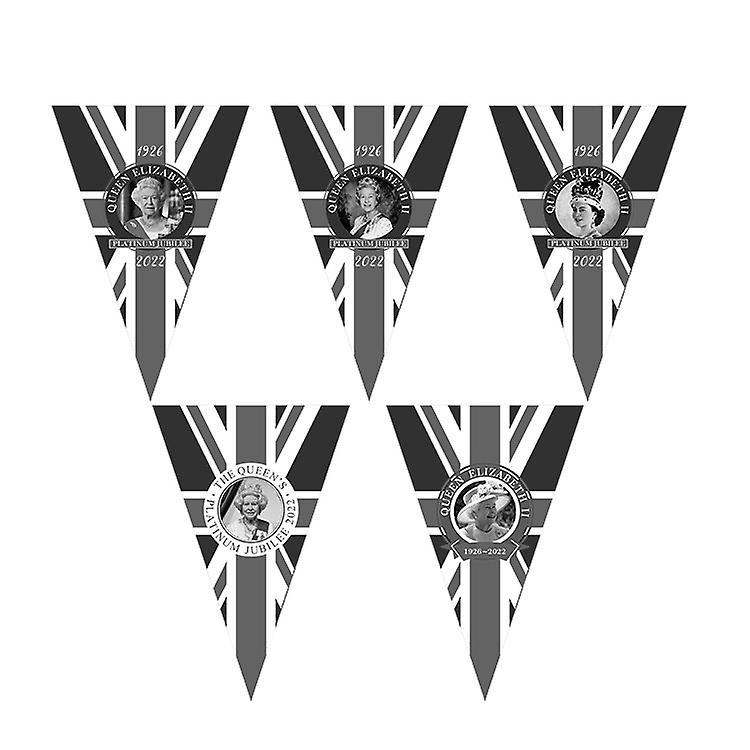 14*21 Queen Elizabeth II mourning flag hanging flag