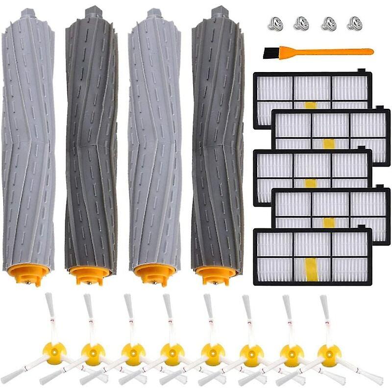 iRobot Accessories for 960 980 895 880 870 871 etc, 800/900 Series Brush Replacement Parts Kit for iRobot Roomba Vacuum Cleaner (5+8+4) Ultra-Low Pric