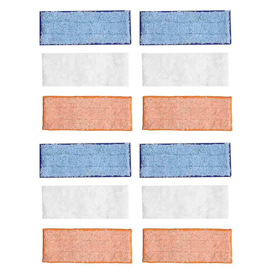 Washable Mopping Pads Cloths Replacement Kit For 200 Series 240 241 245 250 With 4 Wet 4 Dry 4 Damp