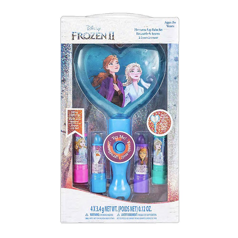 Disney Frozen II Light Up Mirror & Flavoured Lip Balm Set Suitable for Ages 3+
