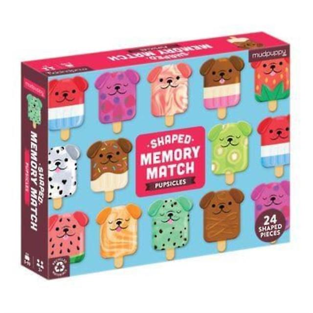 Pupsicles Shaped Memory Match - Mudpuppy - Stationery items - Galison - Game