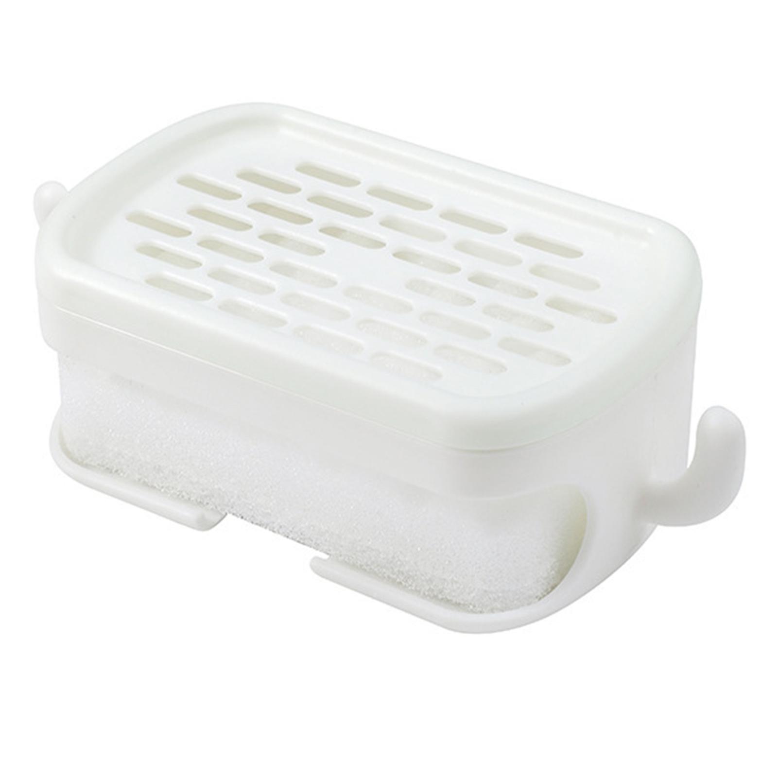 Wall Mounted Soap Box Holder With Hook Thickened Light Holder