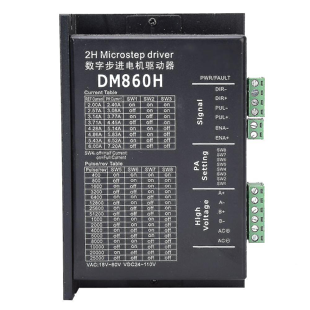 Stepper Motor Drive 2-phase Optical Isolation Signal Input Universal Nema23 Nema34 Dm860h