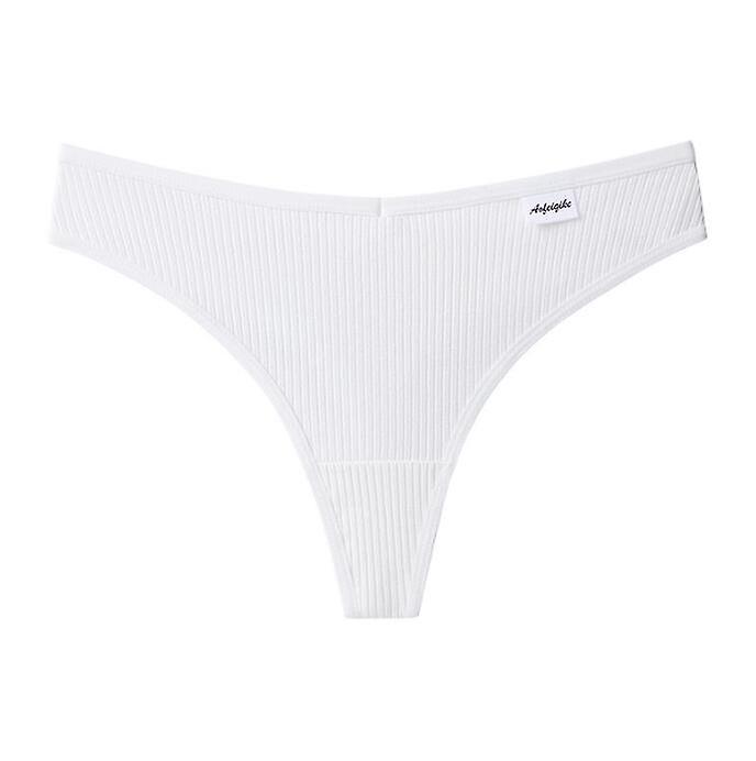 Womens Cotton G-string Thongs Underwear Sexy Panties Knickers Briefs Solid