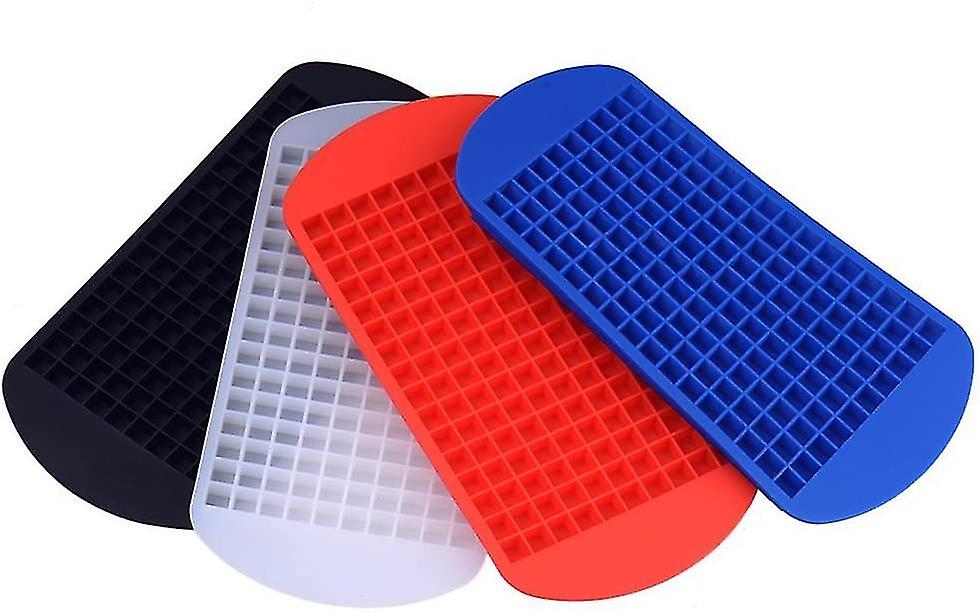 4 Colors Silicone Ice Cube Mold For 160 Mini Ice Cubes