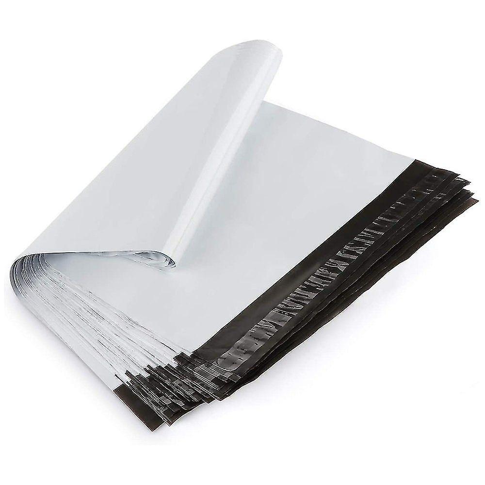 100pcs Plastic Mailers 35*45cm + 5.5cm Plastic Envelopes Mailers