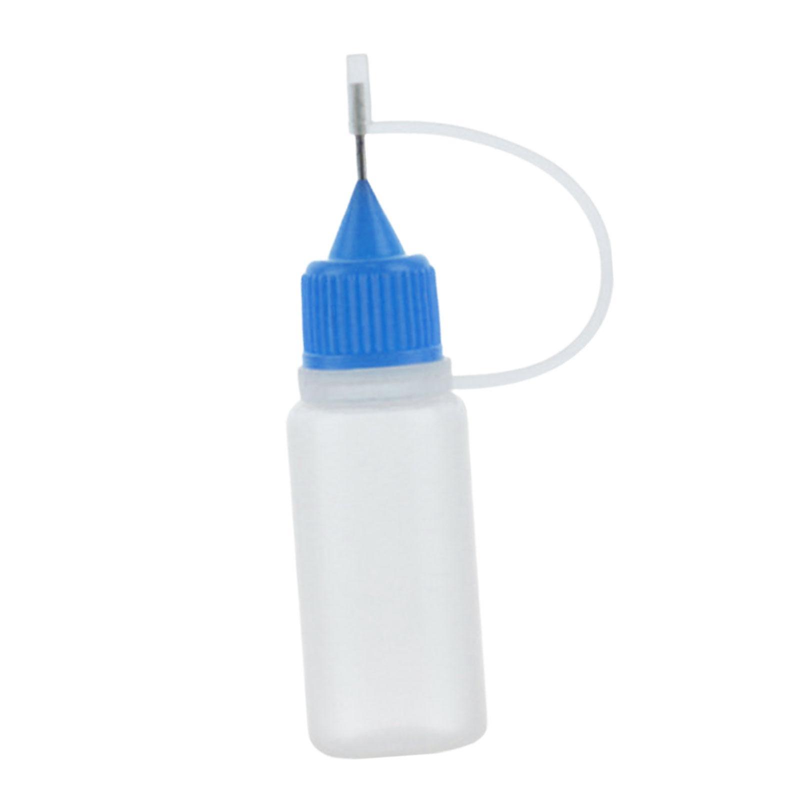 10x Precision Tip Glue Bottles Applicator for Glue Applications Paper Crafts Blue