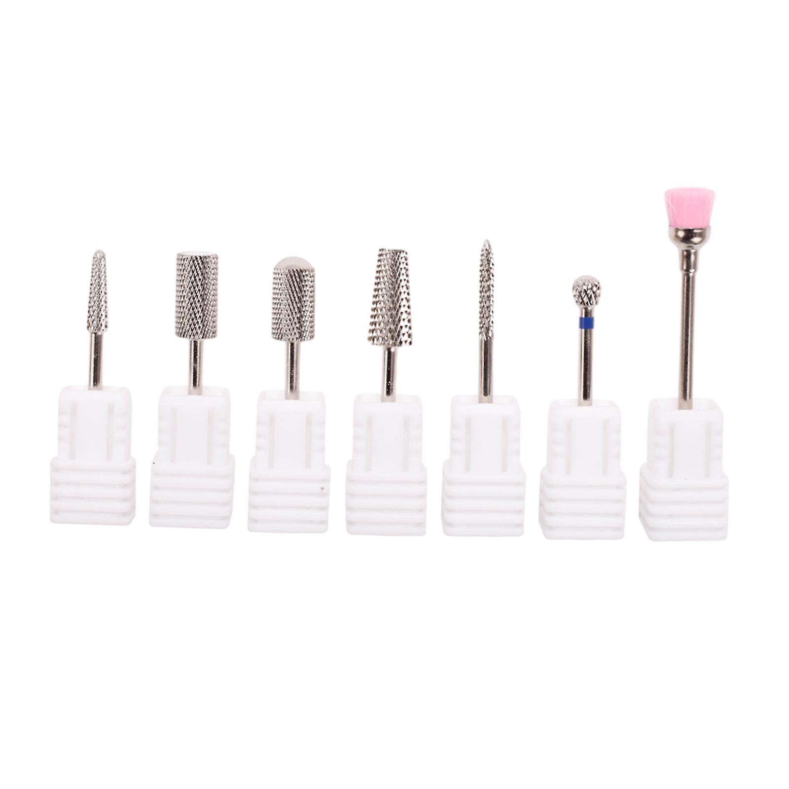 7 τεμάχια Nail Bits Professional Nail Accessories Tool Nail Polish Bits