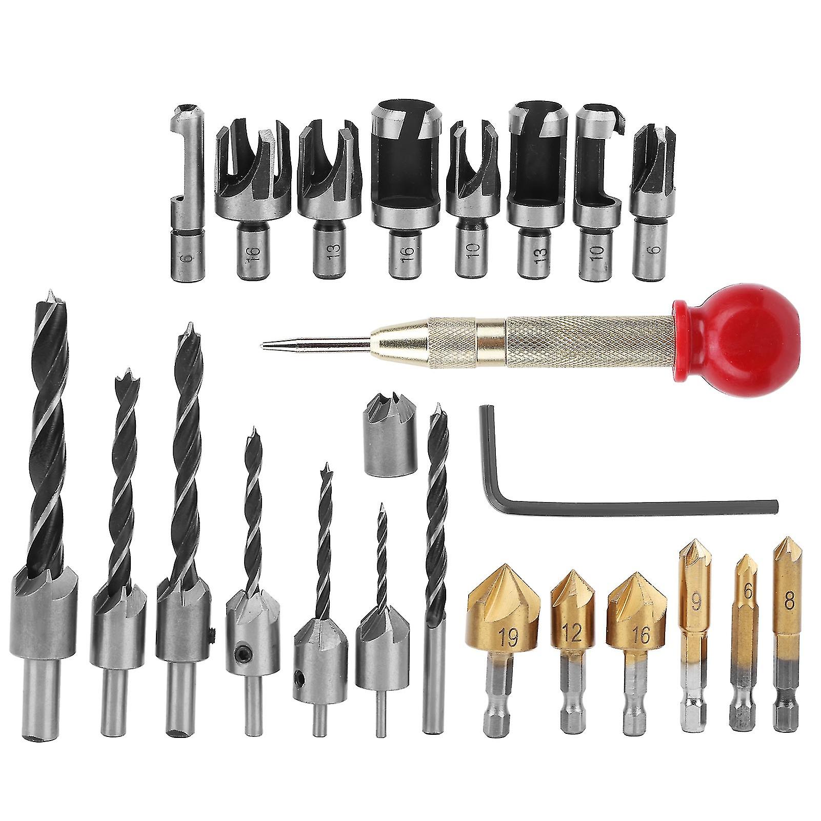 Woodworking Drilling Bit Chamfer Hole Countersink Drill Tools Industrial Supplies