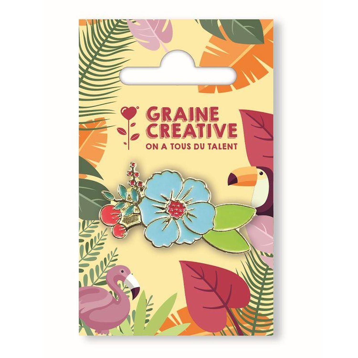 3 flower pins