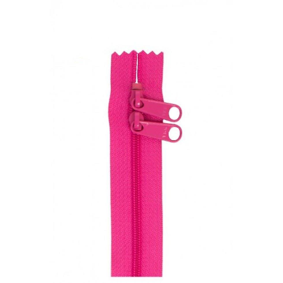 By Annie 2 Way Bag Zips Fastener Raspberry Pink - 75 cm - each