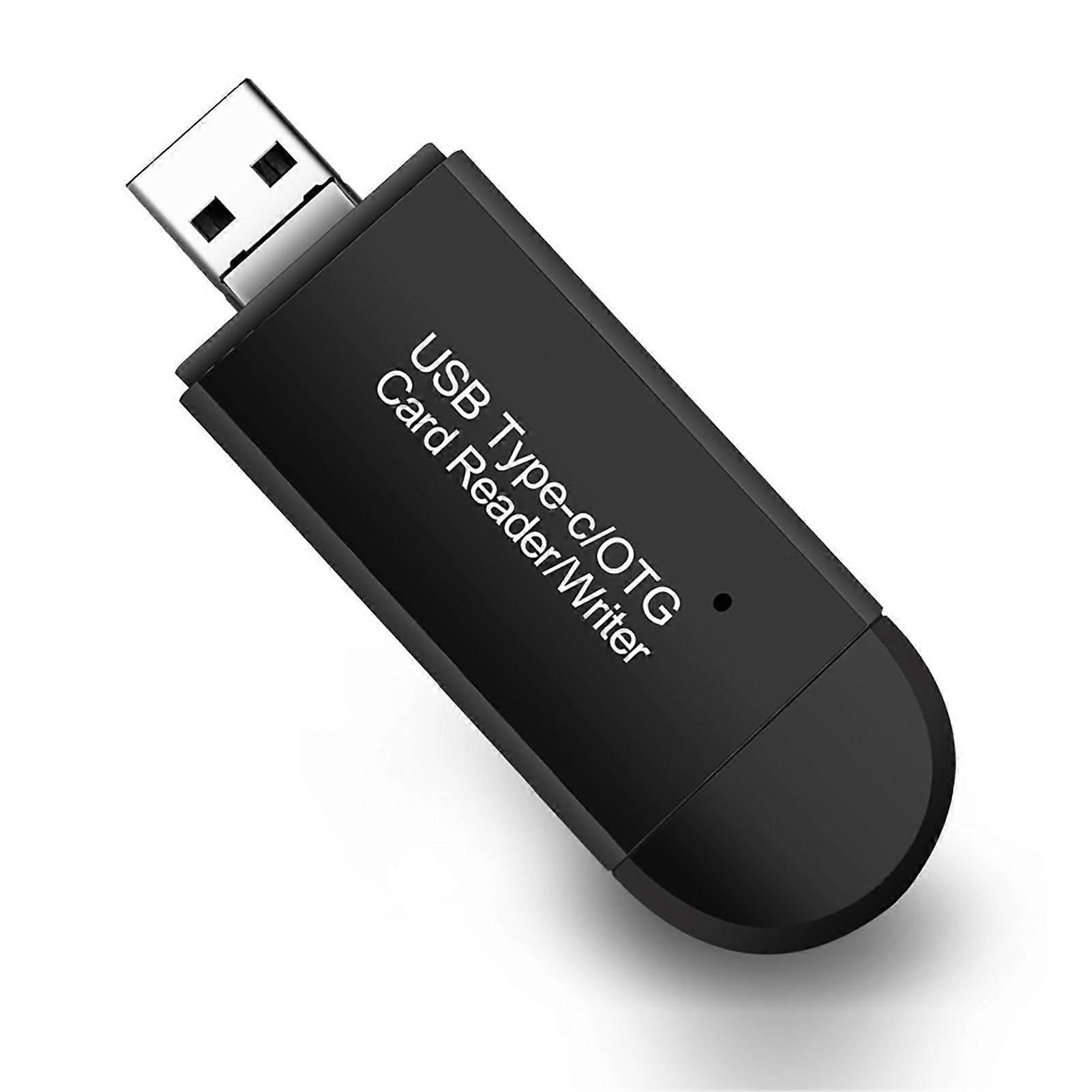 Card Reader Type C USB Micro USB OTG Function 480mbps Widely Compatible Memory Card Reader for Phone Computer